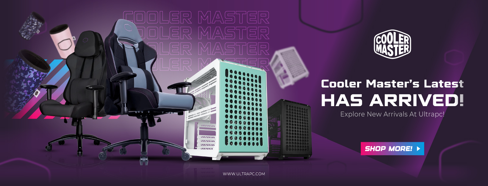Cooler Matser New Arrivals Products Banner, Coller Matser, ultrapc.ma, Banner