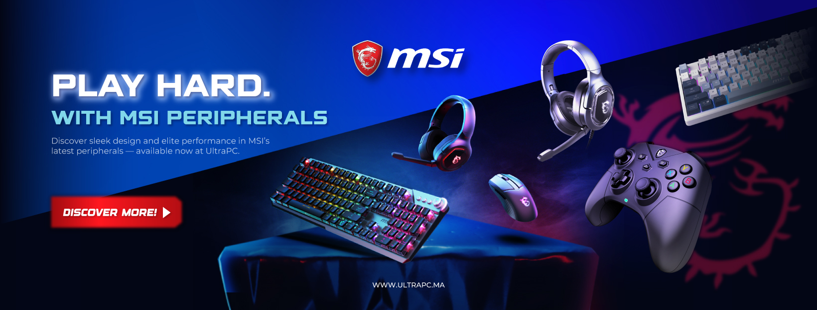 MSI PERIPHERALS BANNER, MSI, ULTRAPC.MA, BANNER