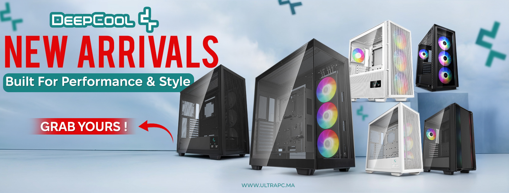 Deepcool PC cases banner, Deepcool, ultrapc.ma, banner